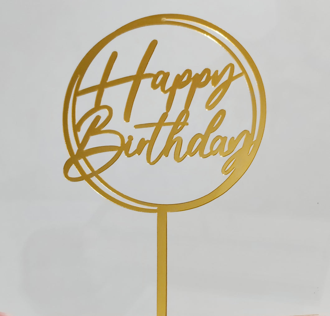 Happy Birthday Cake Topper 10.17.25