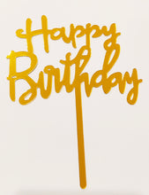 Load image into Gallery viewer, Happy Birthday Cake Topper 10.09.26
